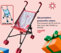 Ma première poussette canne