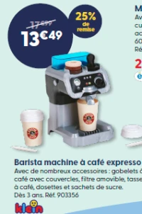 Barista machine à café expresso