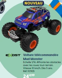 Voiture télécommandée Mud Monster