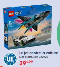 LEGO City Le Jet contre la voiture