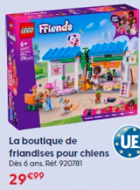 LEGO Friends La boutique de friandises pour chiens