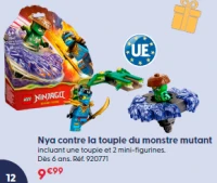LEGO Ninjago Nya contre la toupie du monstre mutant
