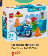 La moto de police LEGO Duplo