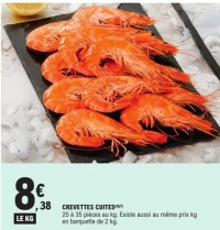 CREVETTES CUITES