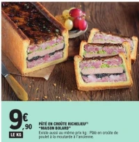 PÂTÉ EN CROÛTE RICHELIEU "MAISON BOLARD"