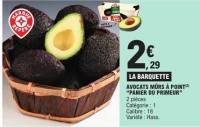 AVOCATS MÛRS À POINT "PANIER DU PRIMEUR"
