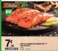 PAVÉ DE SAUMON BIO DÉSARETTÉ "BIO ATELIER"