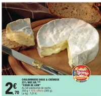 COULOMMIERS DOUX & CRMEUX 23% MAT.GR. "CŒUR DE LION"