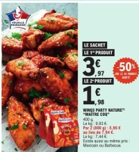 WINGS PARTY NATURE "MAÎTRE COQ"