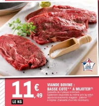 VIANDE BOVINE : BASSE COTE** A MIJOTER
