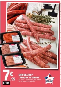CHIPOLATAS "MAISON CLEMENS"