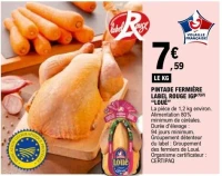 PINTADE FERMI&Egrave;RE LABEL ROUGE IGP "LOU&Eacute;"