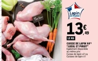 CUISSE DE LAPIN X4 "LOEUL ET PIRIOT"