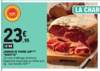 Jambon de parme AOP ''Beretta''