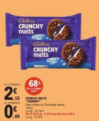 CRUNCHY MELTS "CADBURY"
