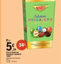 PETITS OEUFS DE CHOCOLAT ASSORTIS "NOVI"