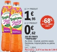 JUS DE FRUITS "TROPICANA"