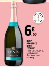 DOC PROSECCO BRUT "ZONIN"