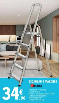 ESCABEAU 5 MARCHES