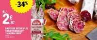 SAUCISSE SÈCHE PLIS TRADITIONNELLE "MAISON ADER"