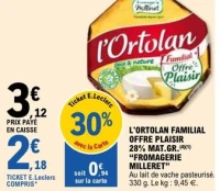 L'ortolan familial offre plaisir '' Fromagerie Milleret''