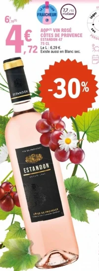 AOP(2) VIN ROS  C TES DE PROVENCE ESTANDON 47