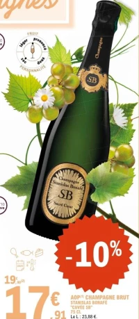 AOP CHAMPAGNE BRUT STANISLAS BONAFÉ "CUVÉE SB"