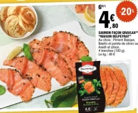 Saumon Façon Gravlax "Maison Delpeyrat"