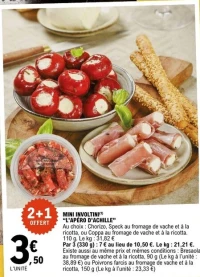 MINI INVOLTINI "L'APÉRO D'ACHILLE"