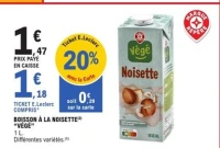 BOISSON   LA NOISETTE "V G "