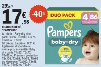 CHANGES BÉBÉ "PAMPERS"