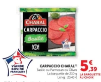 Carpaccio Charal Olives
