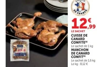 Cuisse de canard confite ou Manchon de canard confit