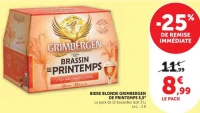 BIERE BLONDE GRIMBERGEN DE PRINTEMPS 5,5°