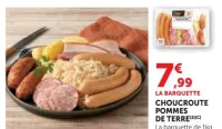 CHOUCROUTE POMMES DE TERRE