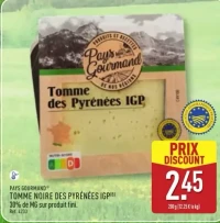TOMME NOIRE DES PYRÉNÉES IGP