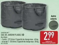 SAC DE JARDIN PLIABLE