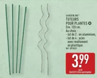 TUTEURS POUR PLANTES