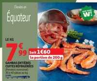 GAMBAS ENTIRES CUITES R FRIG R ES