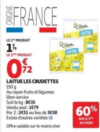 LAITUE LES CRUDETTES