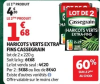 HARICOTS VERTS EXTRA-FINS CASSEGRAIN