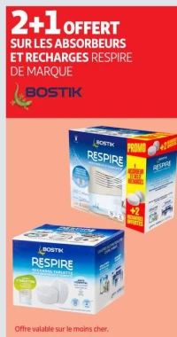 Absorbeurs et recharges Respire de marque Bostik