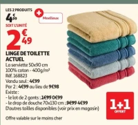 LINGE DE TOILETTE ACTUEL