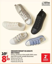 SNEAKER ENFANT OU ADULTE INEXTENSO