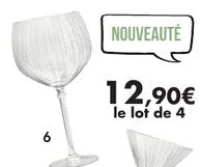 Verre à pied 65 cl «Royal Gin&Tonic» en verre