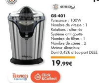 Presse agrumes GS-401 Elsay