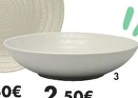 Assiette creuse «Paros blanche»
