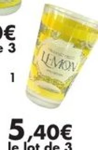 Lot de 3 verres «Season» 31cl