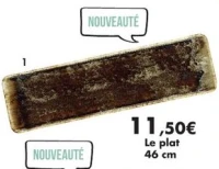Plat rectangulaire 46 cm