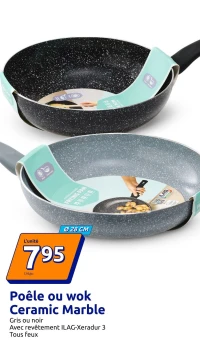 Poêle ou wok Ceramic Marble